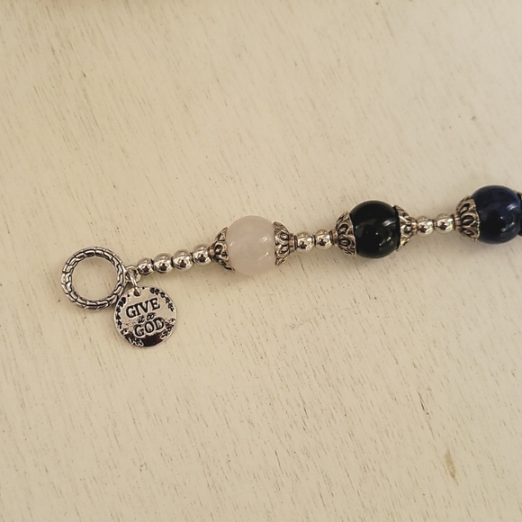 Alexa's Angel Semiprecious Bead Bracelet - Picture 4 of 4